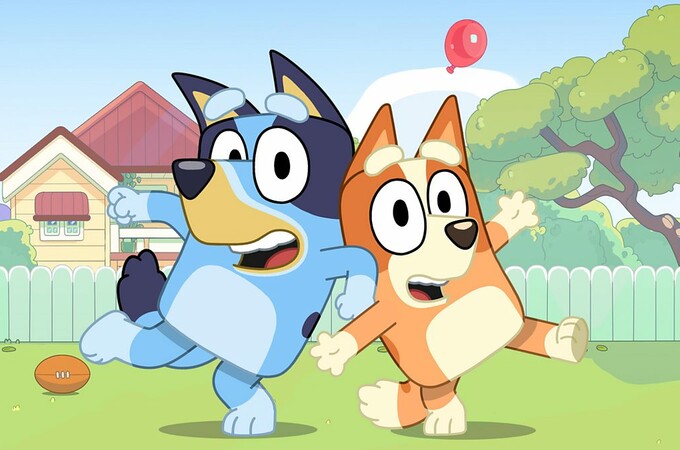 Exploring Blue Hues with Bluey