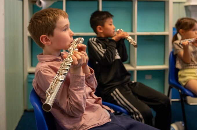 Prepare to Play Flute