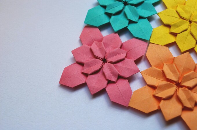 The Art of Calm Create an Origami Bouquet of Lilies Irises